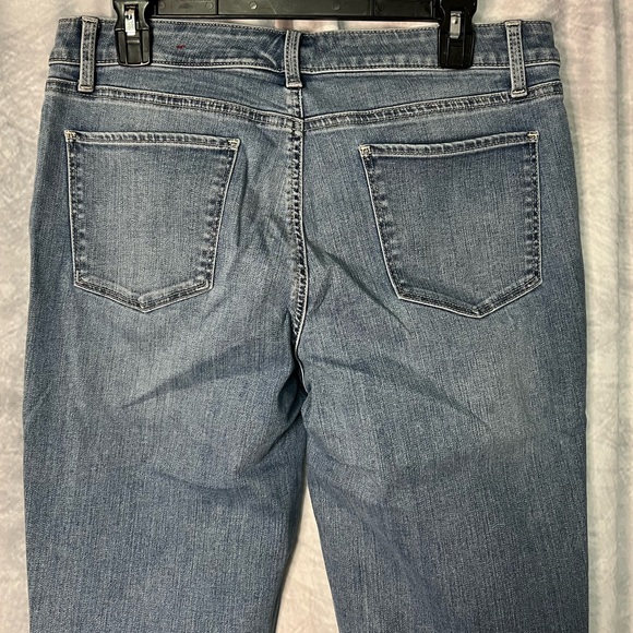 Talbots Petites Flawless Five Pocket Straight Leg Jeans - 12P - Picture 4 of 8